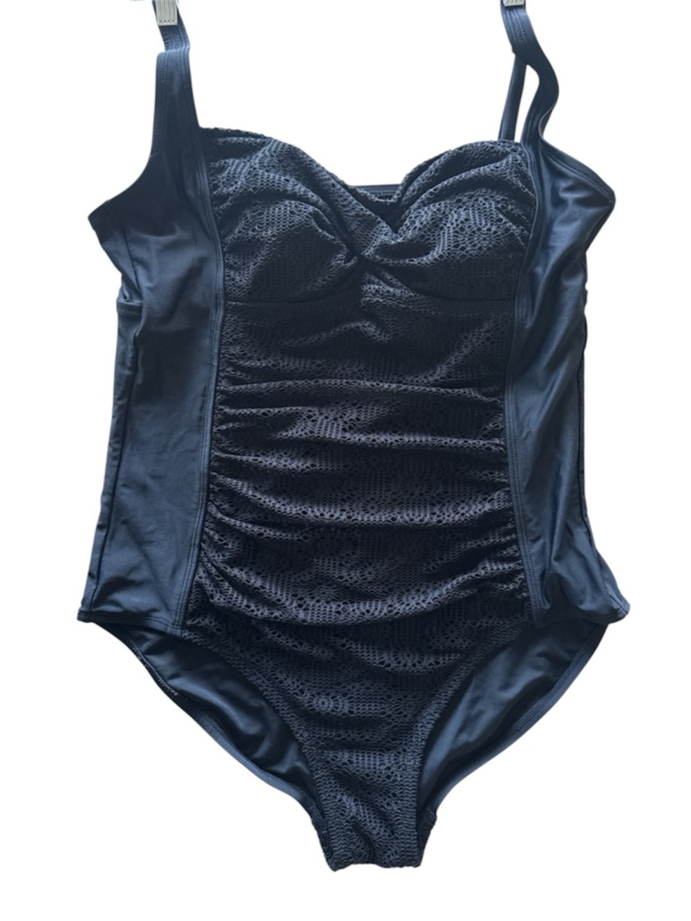 Merona Black One-Piece Swimsuit